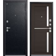 Входная дверь С-102 (Черный муар/ Темная лиственница)
