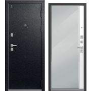 Входная дверь С-104 (Черный муар/ Кашемир белый)