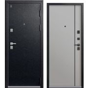 Входная дверь С-106 (Черный муар/ Кашемир сильвер)