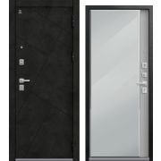 Входная дверь С-114 (Черный муар Бетон темный/ Кашемир сильвер)