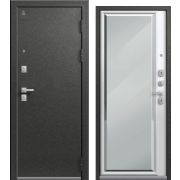 Входная дверь LUX-1 (Графит муар/ Кашемир белый)