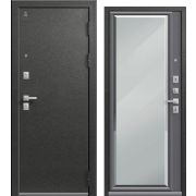 Входная дверь LUX-1 (Графит муар/ Кашемир графит)