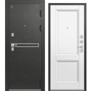 Входная дверь LUX-3 (Графит муар/ Кашемир белый)