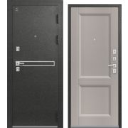 Входная дверь LUX-3 (Графит муар/ Кашемир грей)