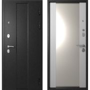 Входная дверь М-5 (Черный букле/ Белый снег)