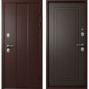 Входная дверь Термо-6 Эталон (Антик медь/ Венге рифленый)
