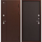 Входная дверь Термо-100 МИНИ (Антик медь/ Темная лиственница)