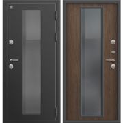 Входная дверь Термо-1000 (Пепельный муар/ Миндаль)