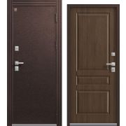 Входная дверь Термо-2 (Шоколадный муар/ Дуб янтарный)