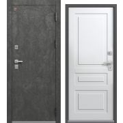 Входная дверь Термо-9 (Антрацит муар+ Серый камень/ Кашемир белый)
