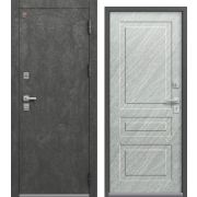 Входная дверь Термо-9 (Антрацит муар+ Серый камень/ Эверест матовый)