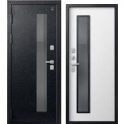 Входная дверь Термо-20 (Черный муар/ Софт ясень белый)