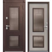 Входная дверь Термо Premium 1 (Шоколадный муар/ Кашемир грей)