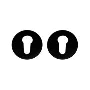 Ключевая накладка PALIDORE CL 7 BLACK Черный матовый (серия 700)