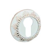 Ключевая накладка PALIDORE CL5 W/PB Белый/ Золото (серия Винтаж)