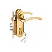 Комплект PALIDORE LH 7036-59 PB Золото, врезного замка с ручками и цилиндром