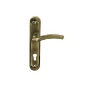 Ручка на стальной планке PALIDORE A-59 ABP Бронза, с перфорацией