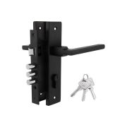 Дверной комплект PALIDORE LHS 6237-220 BLACK Черный, 3 ключа