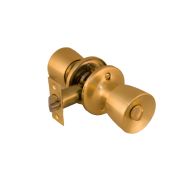 Ручка с защелкой-кноб ARSENAL 3091 SB BK Золото матовое, завертка