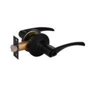 Ручка с защелкой-кноб ARSENAL 860 BLACK BK Черный, завертка