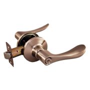 Ручка с защелкой-кноб ARSENAL 891 SN BK Никель матовый, завертка