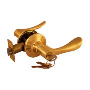 Ручка с защелкой-кноб ARSENAL 891 SB ET Золото матовое, ключ/завертка