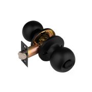 Ручка с защелкой-кноб FD ARSENAL 607 BLACK ET ключ/фиксатор