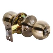 Ручка с защелкой-кноб FD ARSENAL 607 AB BK Бронза, фиксатор