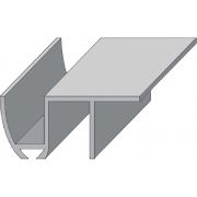 Нижняя направляющая для раздвижных дверей RENZ 1м, Щ-образная