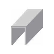 Нижняя направляющая для раздвижных дверей ARSENAL A TRACK-B 1м, П-образная