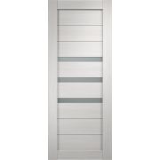 Межкомнатная дверь 3D Flex UNICA 5 со стеклом без притвора Белый
