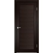 Межкомнатная дверь экошпон DUPLEX 0 глухое без притвора Венге