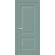 Межкомнатная дверь EMALUX ALTO 15 глухое 2P без притвора цвет Зеленый нефрит