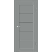 Межкомнатная дверь EMALUX STYLE 1 со стеклом без притвора Серый агат