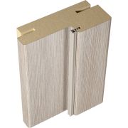 Дверная стойка ЭКОШПОН с уплотнителем 74х26х2070 (без притвора) телескоп 44 Капучино