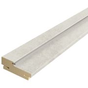 Дверная стойка ЭКОШПОН с уплотнителем 74х26х2070 (без притвора) телескоп 44 Муар снежный