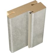 Дверная стойка ЭКОШПОН с уплотнителем 80х36х2100 (без притвора) телескоп 44 Муар светло-серый