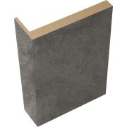 Наличник ЭКОШПОН телескопический L (8мм) 70х25х2200 Муар темно-серый