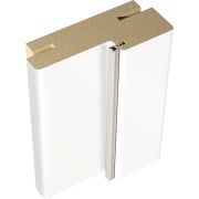 Дверная стойка ЭКОШПОН с уплотнителем 80х36х2100 (без притвора) телескоп 44 Эмалит белый