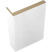 Наличник ЭКОШПОН телескопический L (8мм) 70х25х2150 Эмалит белый