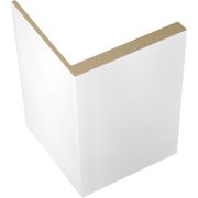 Наличник ЭКОШПОН телескопический L (8мм) 70х70х2200 угловой Эмалит белый