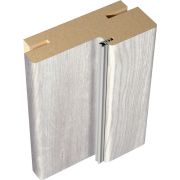 Дверная стойка ЭКОШПОН с уплотнителем 74х26х2070 (без притвора) телескоп 44 Дуб дымчатый