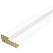 Дверная стойка ЭКОШПОН с уплотнителем 74х26х2070 (без притвора) телескоп 44 Белоснежное дерево