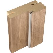 Дверная стойка ЭКОШПОН с уплотнителем 80х36х2100 (без притвора) телескоп 44 Дуб европейский